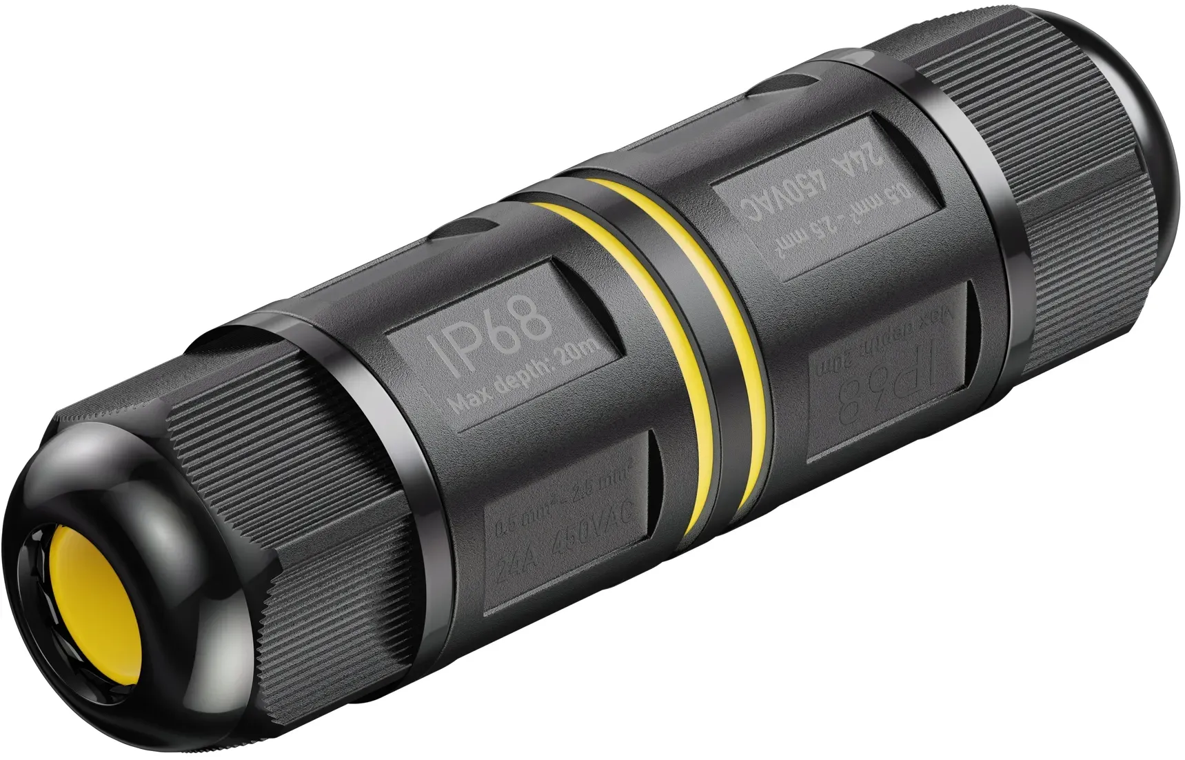 ledscom.de Kabelverbinder für außen, IP68, Muffe für 5 - 12mm Kabel-Durchmesser