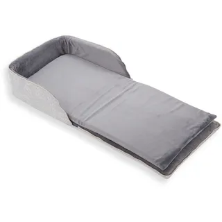KIKKABOO Reisebett, Babybett 2 in 1 Rucksack Matratze verstellbare Gurte faltbar grau