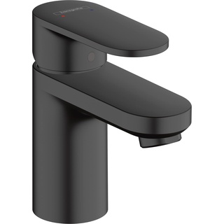 Hansgrohe Vernis Blend Waschtischarmatur 70 mit Zugstangen-Ablaufgarnitur, mattschwarz