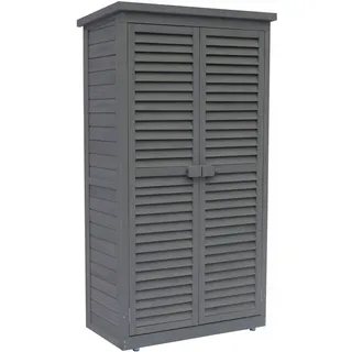 Habitat et Jardin Gartenschrank Space - 87 x 46,5 x 160 cm - Anthrazit