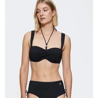Triumph Summer Twist Bikini Top schwarz, C, 44 Damen,