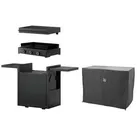 WMF Plancha Set 60G mit Wagen, ca. H75/B99,5/T63 cm