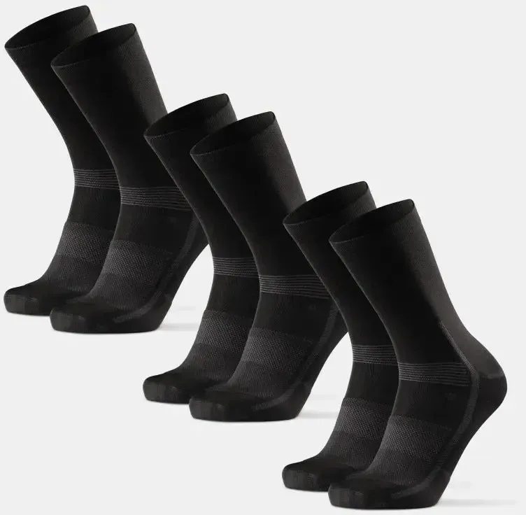 AERO FAHRRAD CREW SOCKEN - 3-Pack - Schwarz - 43-47
