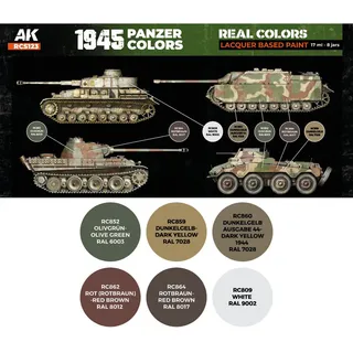 AK Real Colors 1945 Panzer Colors SET