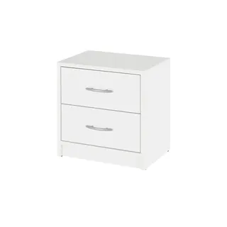 Stella Trading Nachtschrank Pepe 38,5 x 28 x 39 cm Weiß