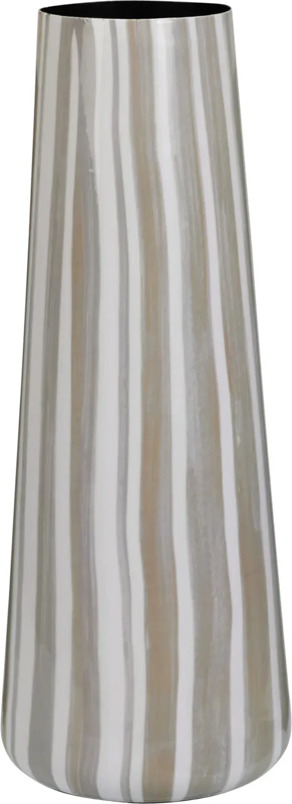 Vase STREIFEN (DH 15.50x40 cm) - beige - DH 15.50x40 cm