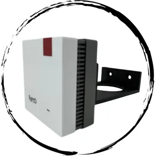 TronicXL Verlängerung/Wandhalterung für W-LAN Repeater kompatibel mit Fritz Repeater 600 1200 1750E 2400 AVM Fritz! Halterung Wandhalter Wand Montage WLAN Verstärker (Nur Wandhalter)