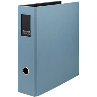 RÖSSLER Papier 1317452159 - S.O.H.O. Ordner DIN A4 mit Rückenschild, Rückenbreite, 85 mm, denim, 1 Stück