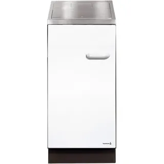 Beistellherd K144S 40cm,Weiß Stahlplatte 5kW