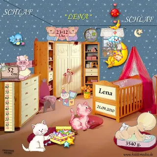 Schlaf LENA Schlaf - Personalisierte SCHLAFLIED CD gesungen mit LENA (auch JEDER andere Wunschname möglich !) - wirkungsvoll beim Einschlafen/Spezialanfertigung für Kunde