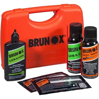 Brunox Waffenpflegebox Turbo Spray, Lub & COR, Korrosionsschutz- Tücher