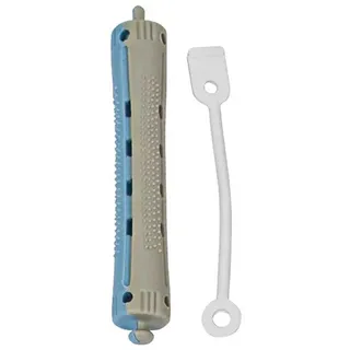 Mex pro Hair Kaltwellwickler Ø13 mm Lang Blau-Grau (12 Stück)