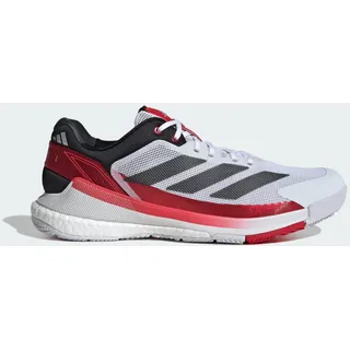 Adidas Crazyquick Boost Padel- Herren weiß, - Cloud white/core black/lucid red 43 1/3 EU