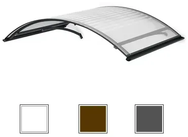 Vordach, Vordächer, Pultvordach, Haustür-Überdachung, Terassenüberdachung in vielen Farben und Formen, weiss, braun, anthrazit