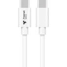 freenet Basics USB-C auf USB-C Kabel 1,5m weiß