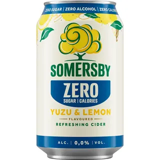 Somersby Cider Zero Yuzu & Lemon alkoholfrei 0,33 l