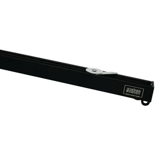 Schöner Wohnen Aluminium-Vorhangschienenset Emilia 1-läufig 160 cm Schwarz-Matt