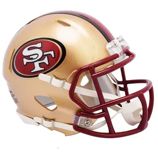 Riddell Sammelfigur Mini Football Helm NFL San Francisco 49ers 19960 goldfarben