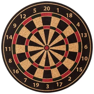 Kork-Deko.de Dartscheibe Dartscheibe Dartboard aus Presskork mit dem Durchmesser 45cm