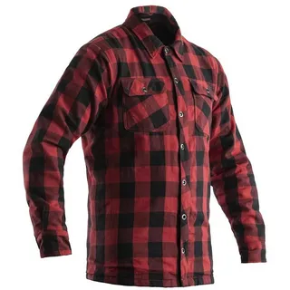 RST Lumberjack Aramid Textiljacke/Hemd - Rot/Schwarz - S