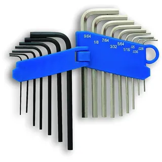 Laser 4196 Miniature Metric & Imperial Hex Key Set 16pc