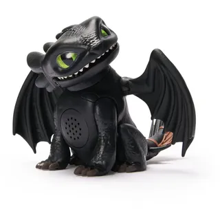 Spin Master Drachenzähmen leicht gemacht - Interaktiver Mini-Drache Ohnezahn, Figur mit Soundeffekten