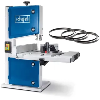 SCHEPPACH - 350W | 80mm Durchlasshöhe | 300mm breiter Arbeitstisch | Ausziehbarer Druckgusstisch | Querschneidlehre