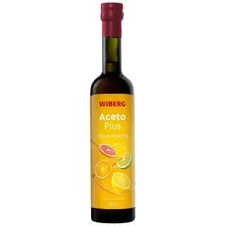 WIBERG AcetoPlus Zitrus-Früchte Essig-Fruchtzubereitung 5,5 % Säure (500 ml)