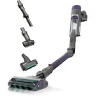 Shark PowerDetect Akku-Staubsauger, bis zu 70 Minuten Laufzeit, kabellos, beutellos, für Tierhaare, Allergiker, Teppiche und Hartböden, mit Gelenkrohr, weiß/grau