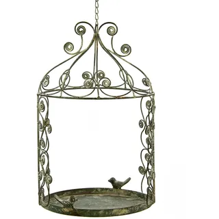 Posiwio Hängedekoration Deko-Vogelkäfig zum Aufhängen 25x15,5xH40cm (1 St) grau