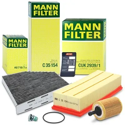 Mann-filter Inspektionspaket Filtersatz SET A [Hersteller-Nr. 10493282] für Seat, Skoda, VW, Audi