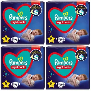 Pampers Night Pants Größe 5 Junior (12-17 kg) 88 St.