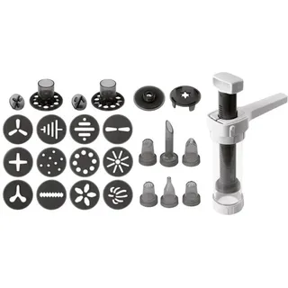 Gebäckpressen- / Garnierspritzenset 23-teilig