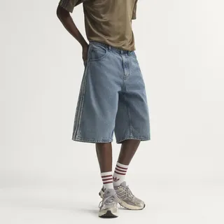 adidas Firebird Adicolor DENIM-JORTS blau 30