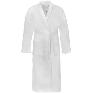 Bademäntel unisex Schalkragen Feeling-L weiß - 0300 L Weiss