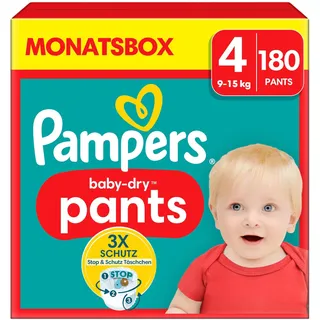 Pampers Windeln Pants Größe 4 Baby-Dry 180 St.