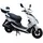 50 ccm 3,0 PS 45 km/h Weiß mit Topcase