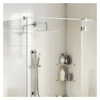 vidaXL Regenbrause Edelstahl 304 40 cm Rund