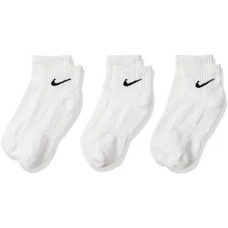 Nike Everyday Cushioned Trainings-Knöchelsocken White/Black 34-38