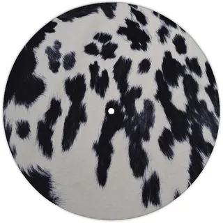 Next Ferry - Slipmat - Kuhfell - Plattenspieler Matte aus Filz - Slipmats für DJ's - Plattentellerauflage für alle Plattenspieler Turntables - gedruckt in Deutschland