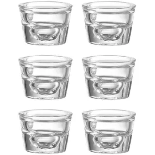 Ritzenhoff & Breker Teelichthalter Kerzenhalter Glas, 6er Pack