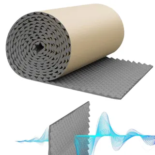 Selbstklebend Dämmmatten, 200x50cm Premium Dämmmatte Akustikmatte Dämmmatte Auto Schallschutzmatte Isolierung Schallschutz Selbstklebend Auto Wohnwagen Schallschutzmatte