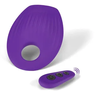 Vibrokissen mit Fernbedienung, lila