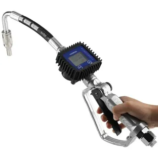 Elektronische Ölmesspistole Zapfpistole Digitale Anzeige ÖL ZäHler Kraftstoff DüSen Pistole Diesel Kraftstoff Elektronische Öl Pistole Quantitativ 1500psi Mit FüLlung Meter Spender 5-Digit Lcd
