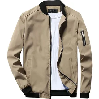 Bomberjacke-Herren, Y2k Baumwolle Leichte Sommerjacke Übergangsjacke-Herren Frühling Elegant Teenager Pilotenjacke Bomberjacke Elegant Schwarze Jacke Blouson Blumen