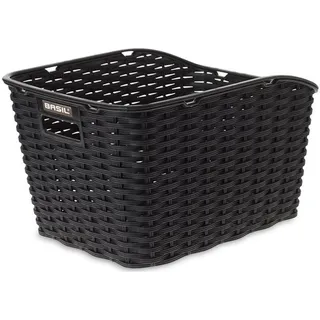 Basil Weave WP Hinterradkorb schwarz