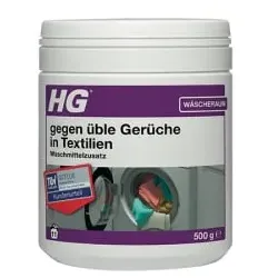 HG gegen üble Gerüche in Textilien Waschmittelzusatz 675050105 , 500 g - Dose