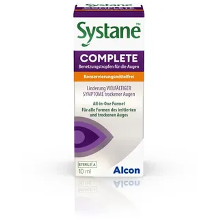 Alcon Systane Complete konservierungsmittelfrei Benetzungstropfen 10 ml