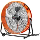 VEVOR Trommelventilator, Bodenventilator, Industrieventilator, 3 Gang, 8600 CFM, 360° verstellbare Neigung, 0-2-Stunden-Timer, Standventilator, Windmaschine für Lager, Werkstatt, Fabrik, Keller