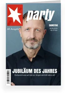 Einladungskarte 60. Geburtstag: Partyknall mit Foto in Grau